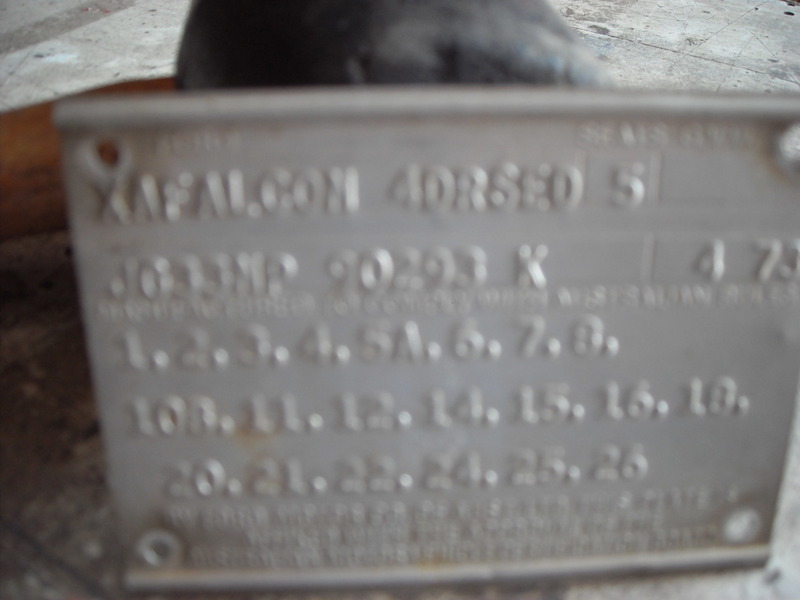FORD FALCON XA GT PARTS
