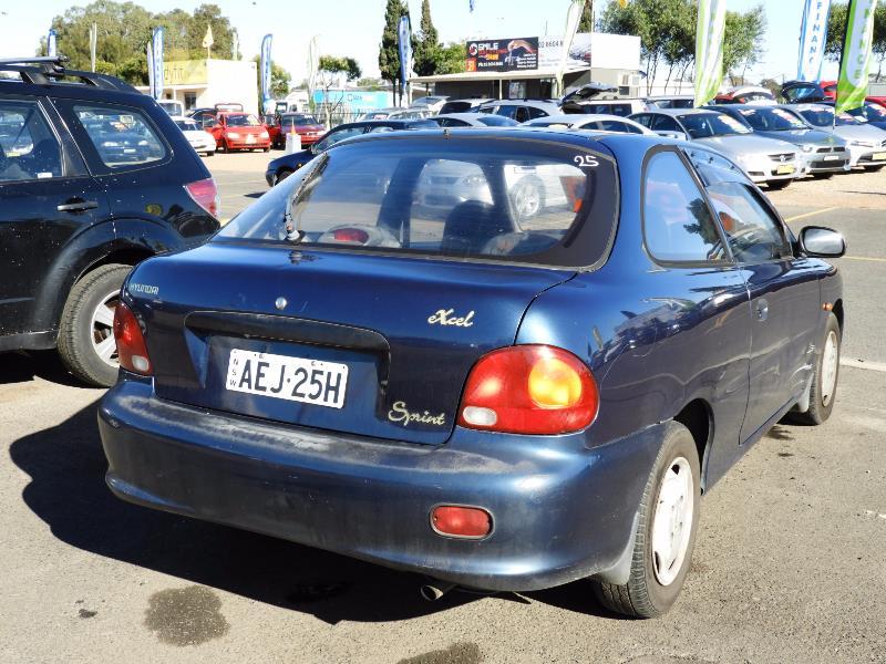 1996 HYUNDAI EXCEL X3 Sprint Hatchback 3dr Auto 4sp 1.5i