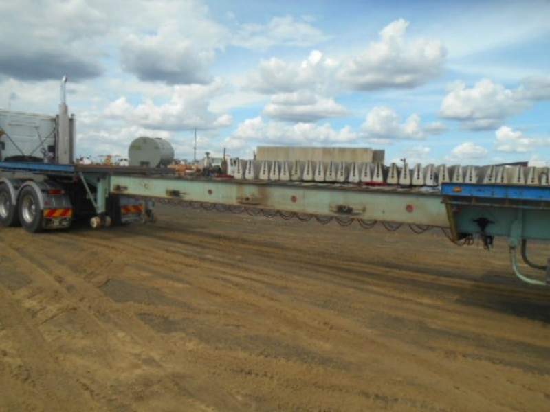 1980 Haulmark Flat top Semi Trailer
