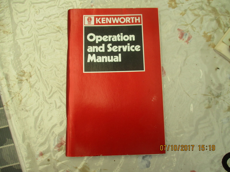 KENWORTH OPERATION & SERVICE MANUAL REVISED 1978