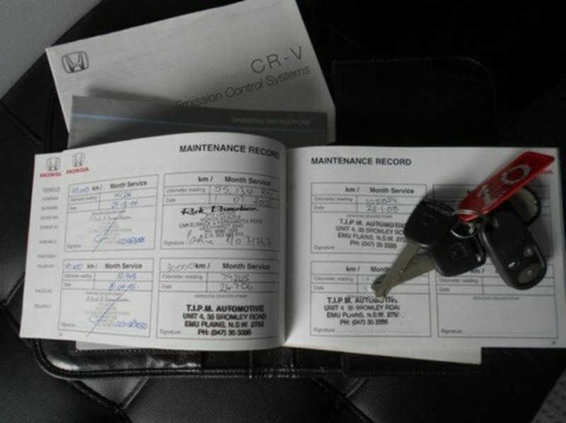 2002 HONDA CR-V SPORT 4WD RD MY2002