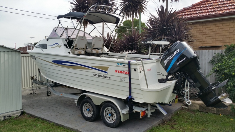 2003 STACER 605 OCEAN RUNNER