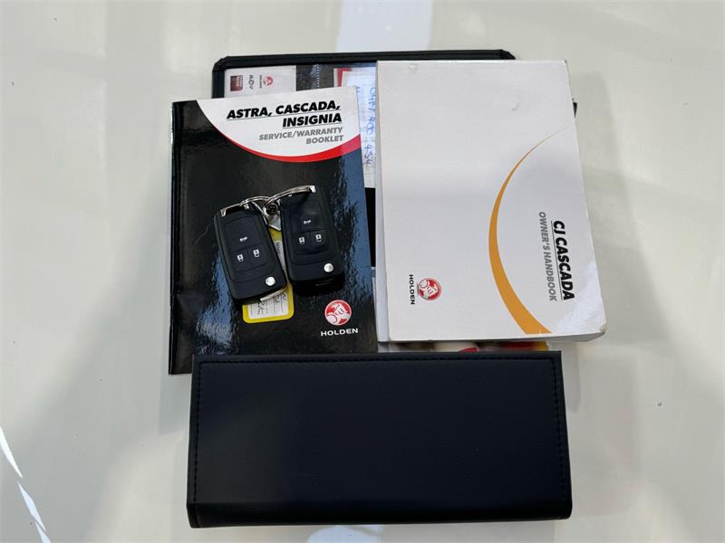 2015 HOLDEN CASCADA CJ SPORTS AUTOMATIC CONVERTIBLE