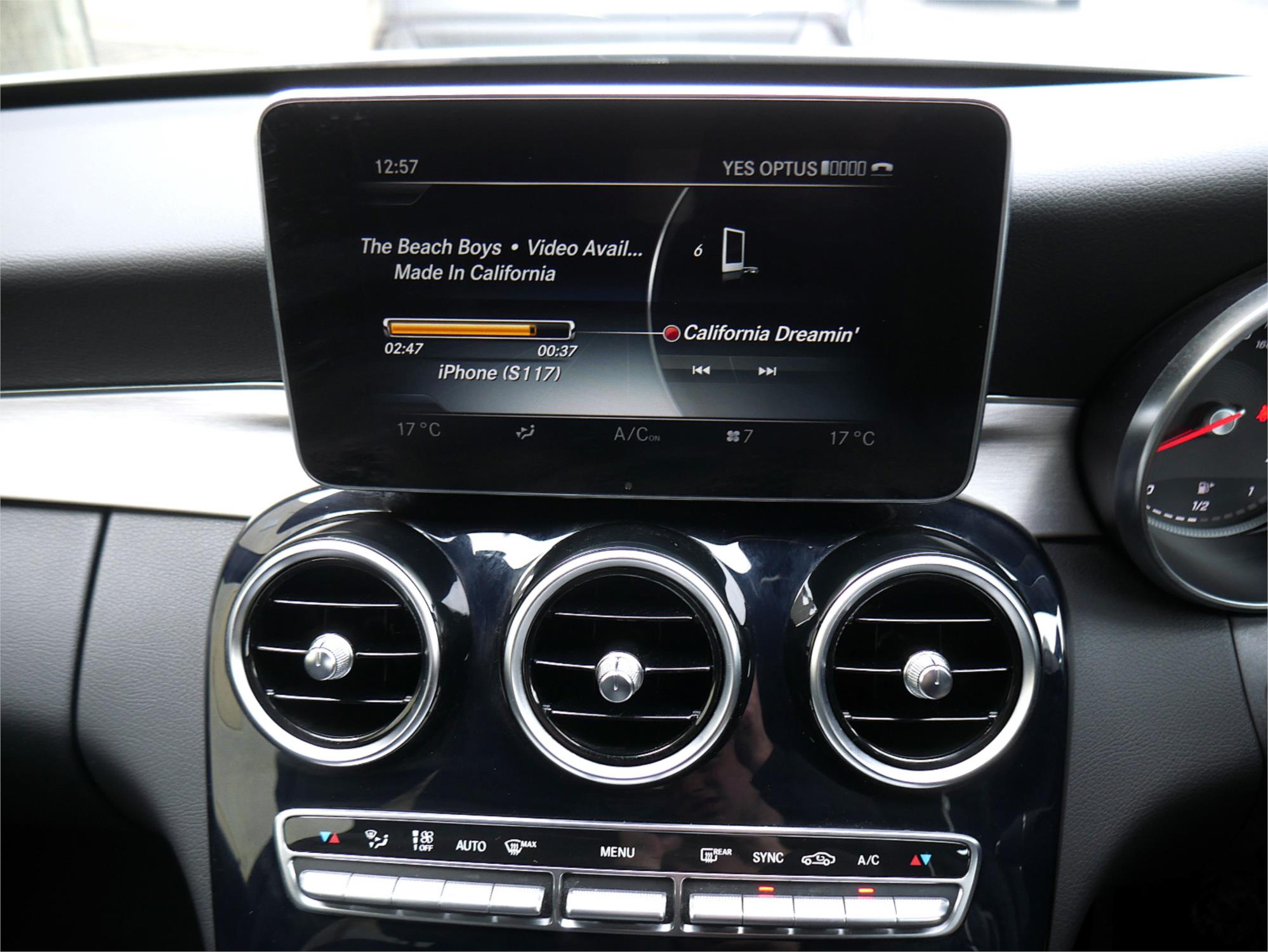 2015 MERCEDES-BENZ C250 205 7 SP AUTOMATIC 4D SEDAN