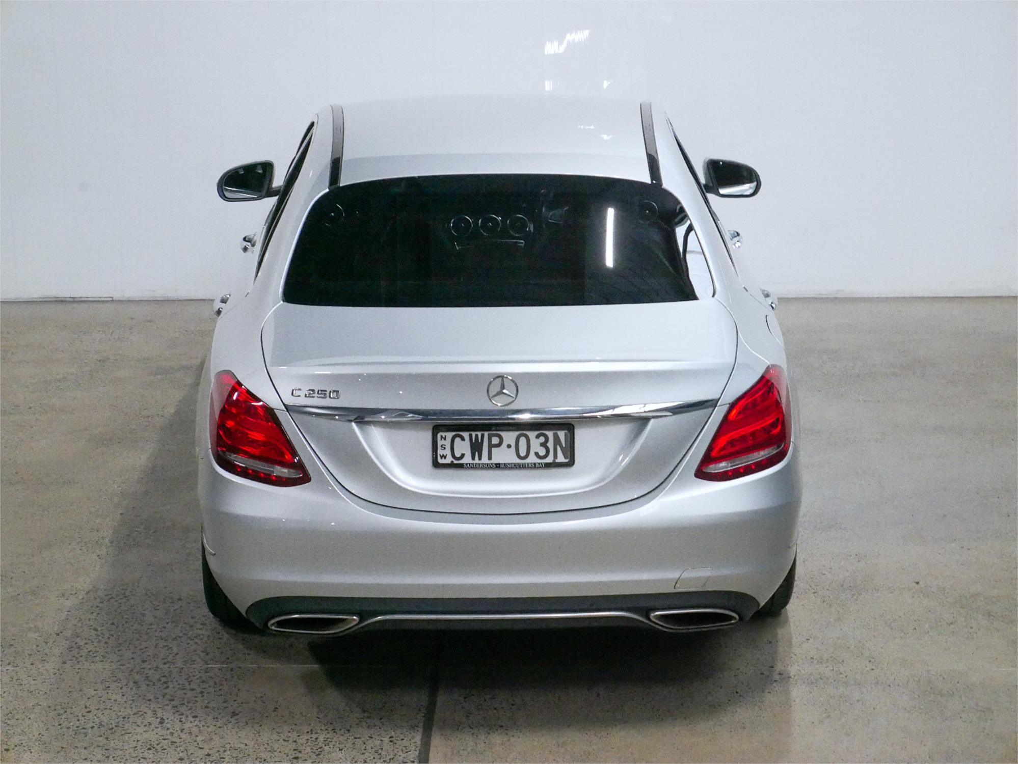 2015 MERCEDES-BENZ C250 205 7 SP AUTOMATIC 4D SEDAN