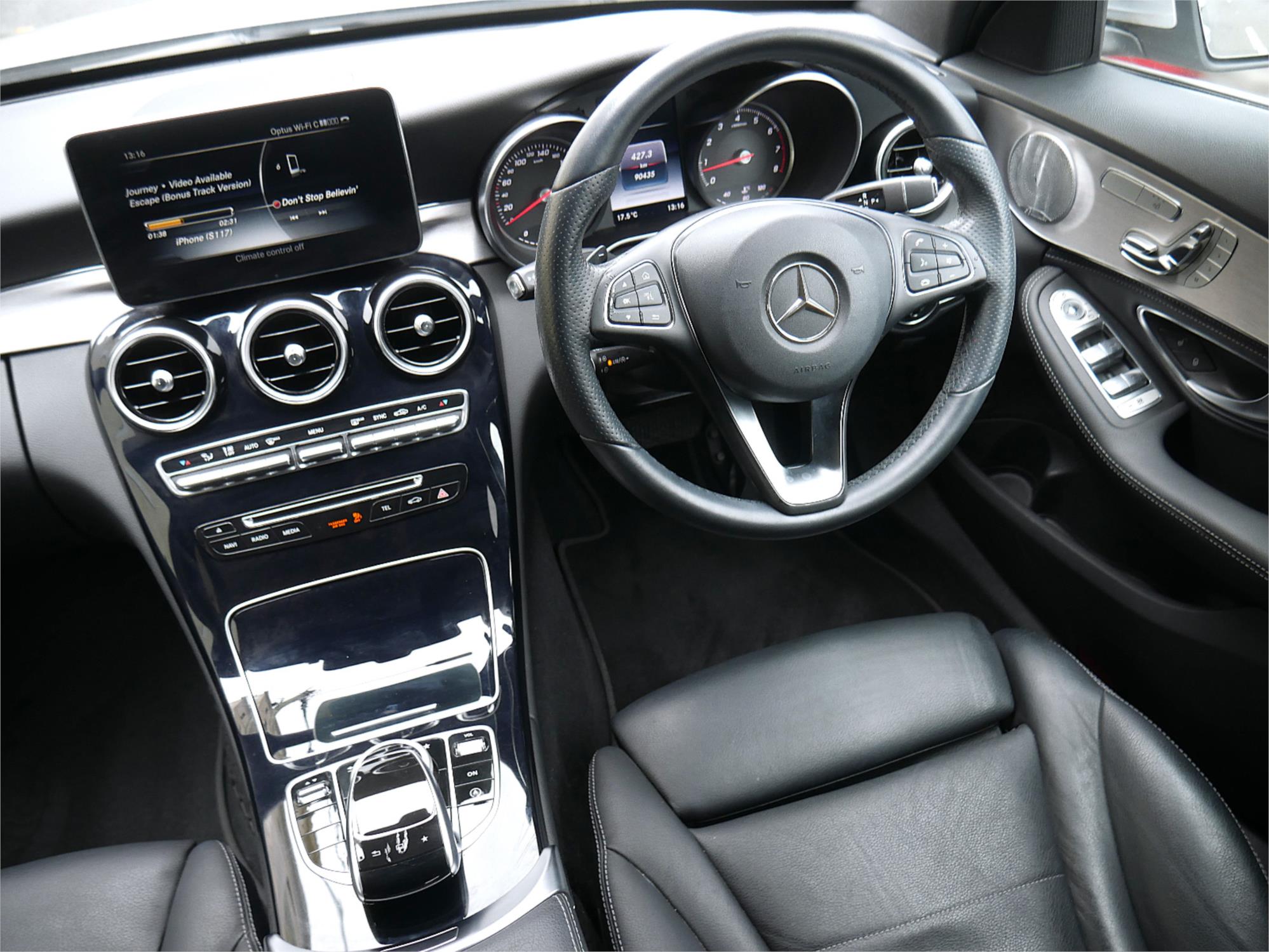 2015 MERCEDES-BENZ C250 205 7 SP AUTOMATIC 4D SEDAN