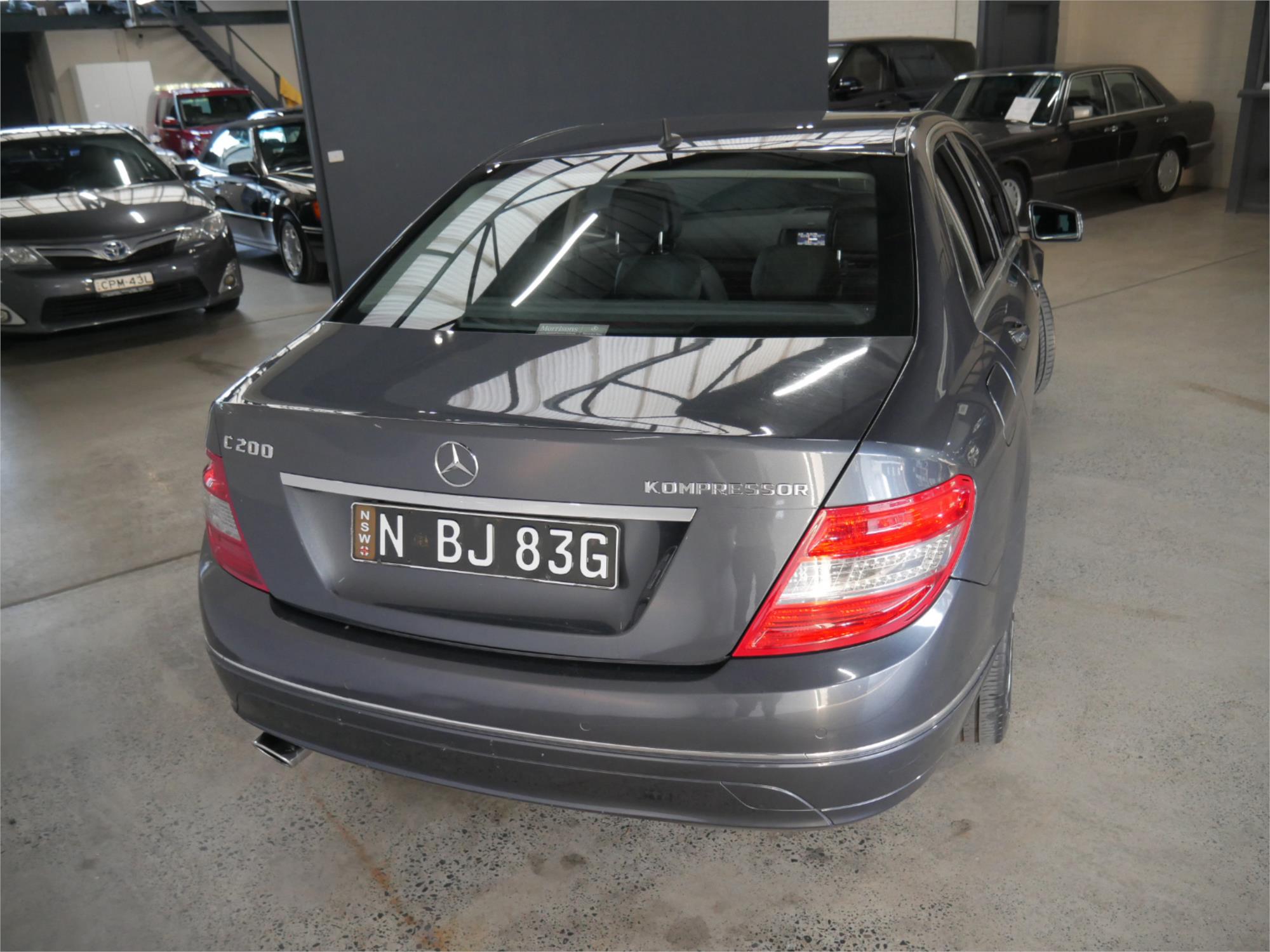2009 MERCEDES-BENZ C200 W204 KOMPRESSOR AVANTGARDE 5 SP AUTOMATIC TIPSHIFT 4D SEDAN