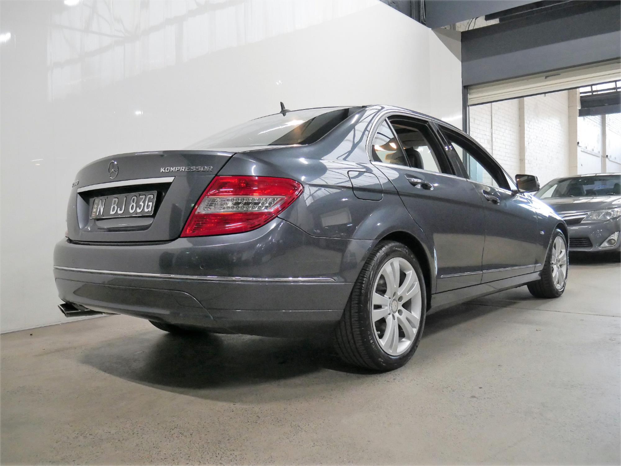 2009 MERCEDES-BENZ C200 W204 KOMPRESSOR AVANTGARDE 5 SP AUTOMATIC TIPSHIFT 4D SEDAN