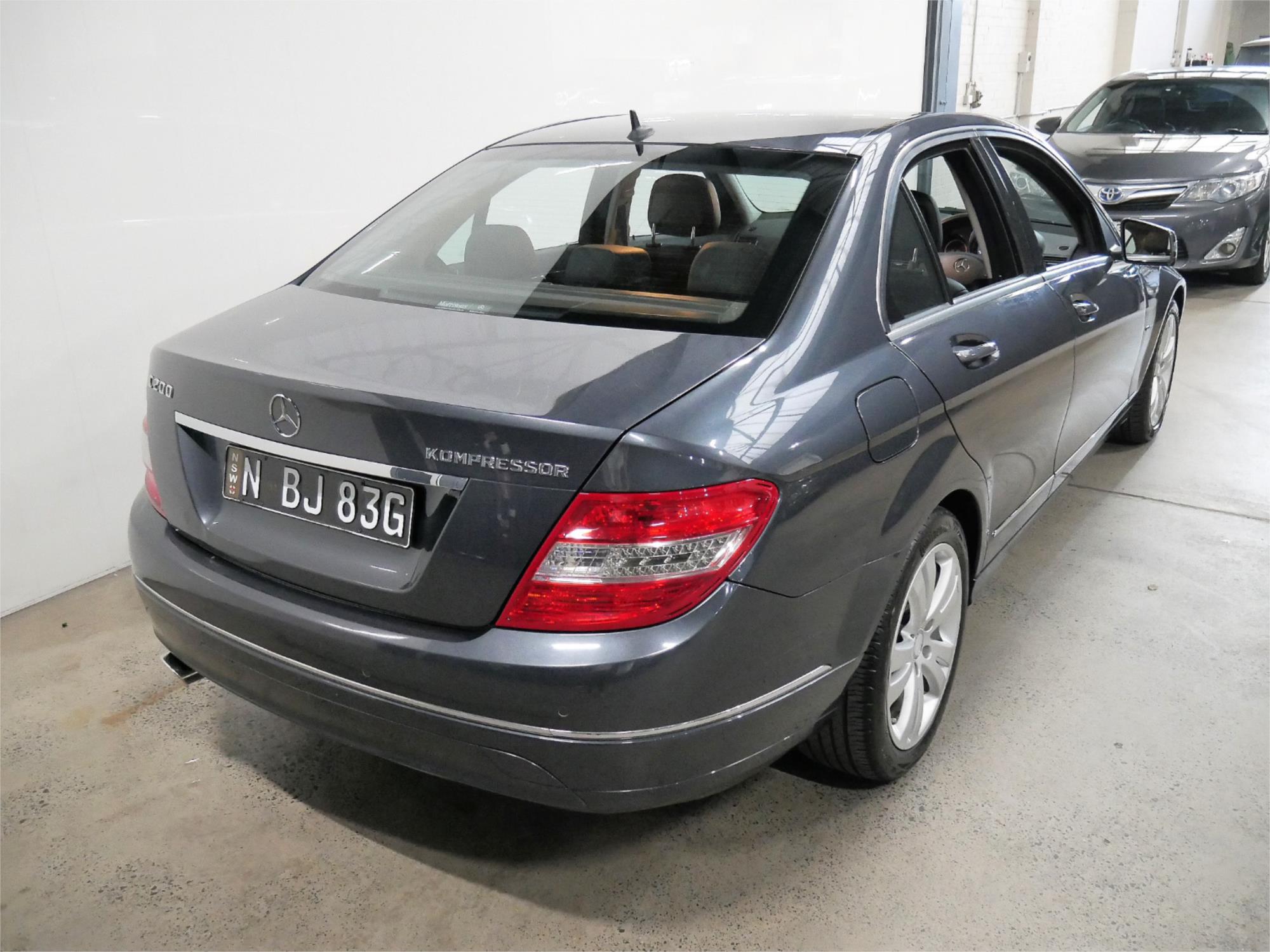 2009 MERCEDES-BENZ C200 W204 KOMPRESSOR AVANTGARDE 5 SP AUTOMATIC TIPSHIFT 4D SEDAN