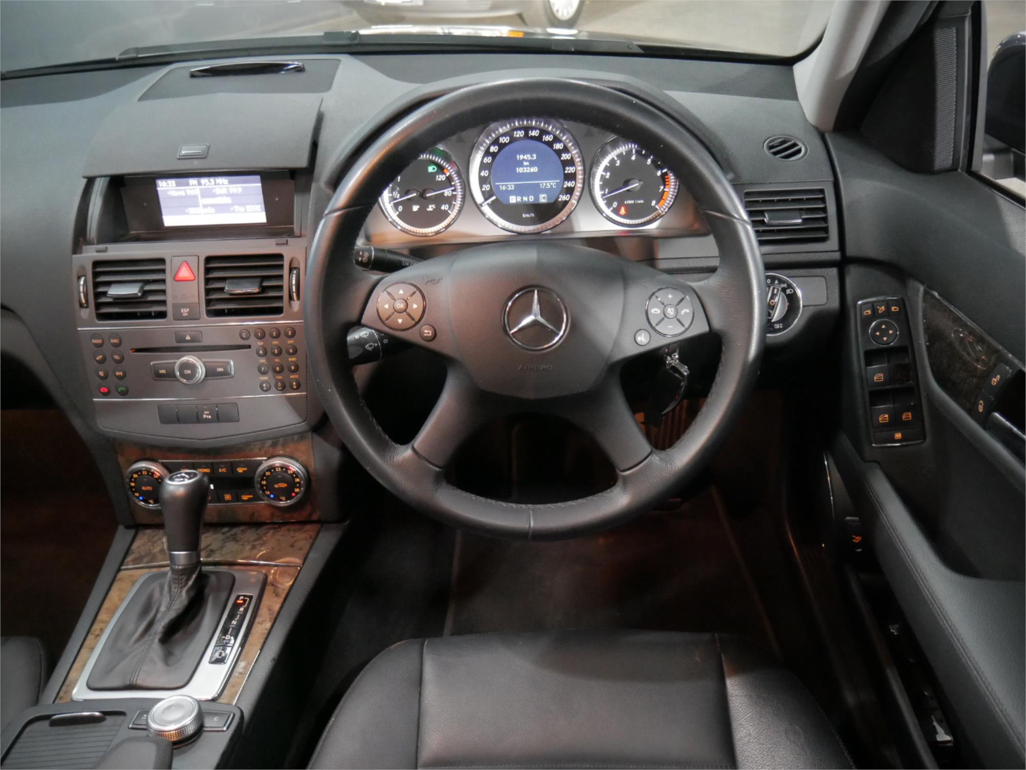 2009 MERCEDES-BENZ C200 W204 KOMPRESSOR AVANTGARDE 5 SP AUTOMATIC TIPSHIFT 4D SEDAN