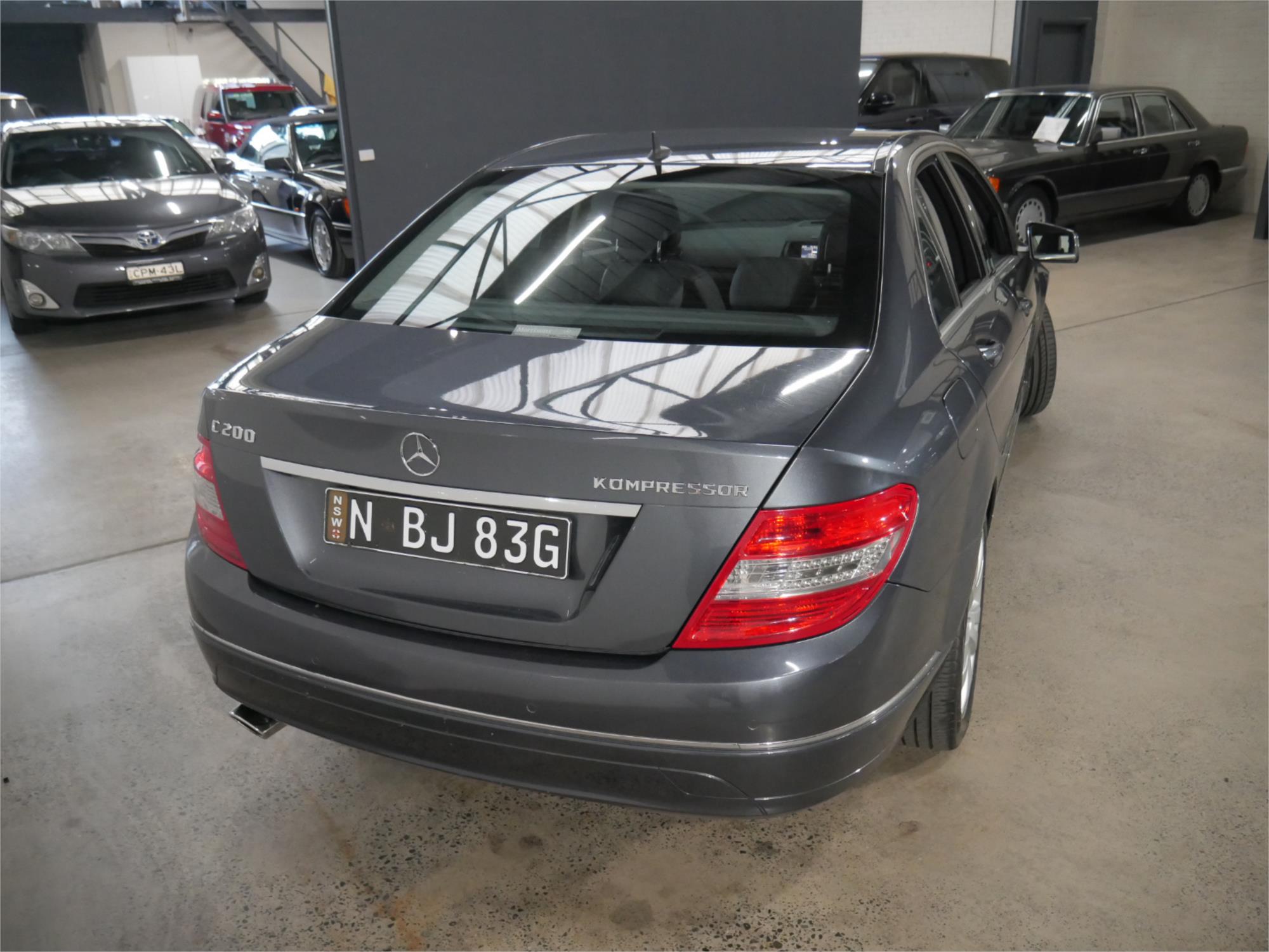 2009 MERCEDES-BENZ C200 W204 KOMPRESSOR AVANTGARDE 5 SP AUTOMATIC TIPSHIFT 4D SEDAN