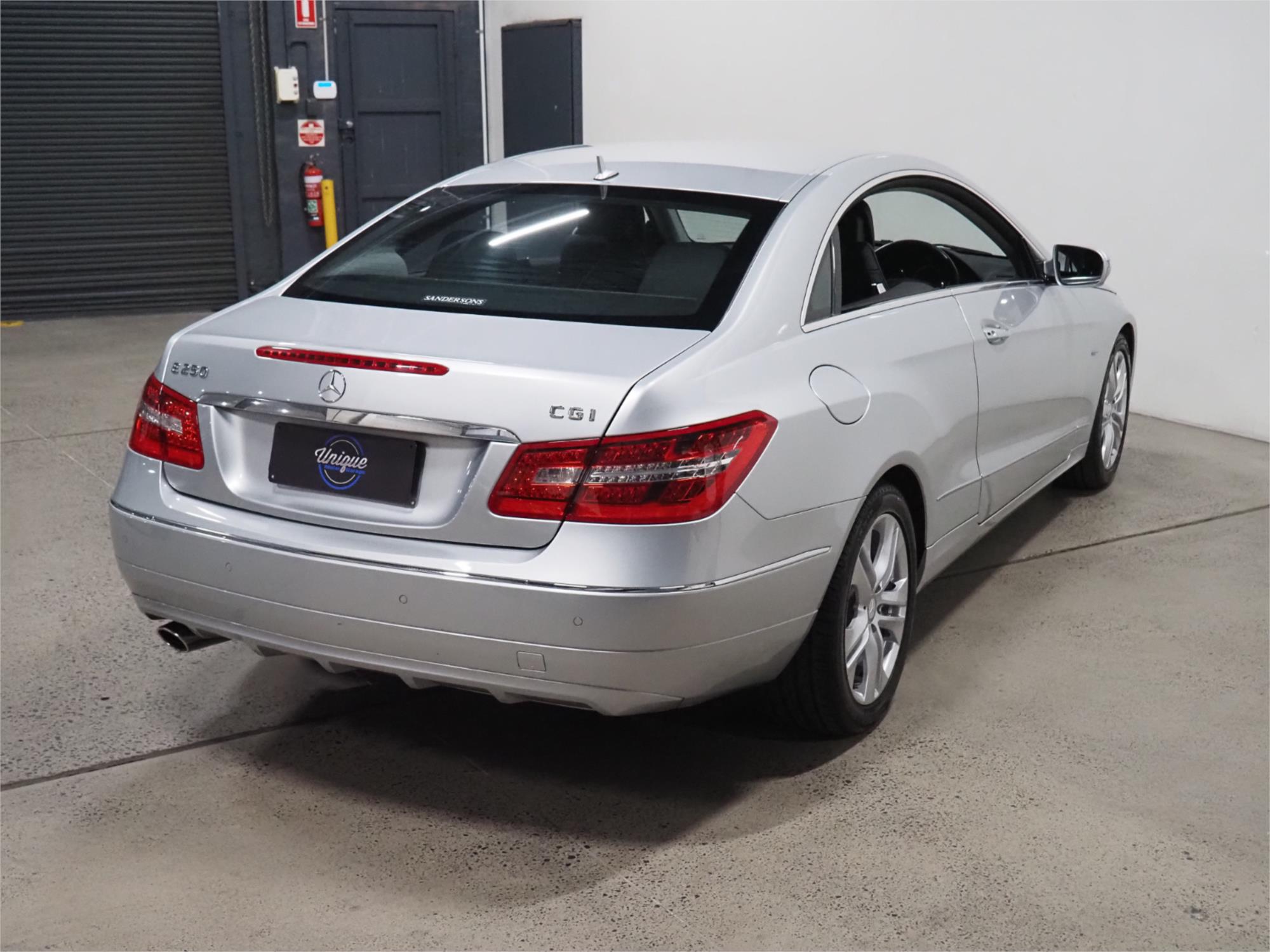 2009 MERCEDES-BENZ E250 207 CGI ELEGANCE 5 SP AUTOMATIC 2D COUPE
