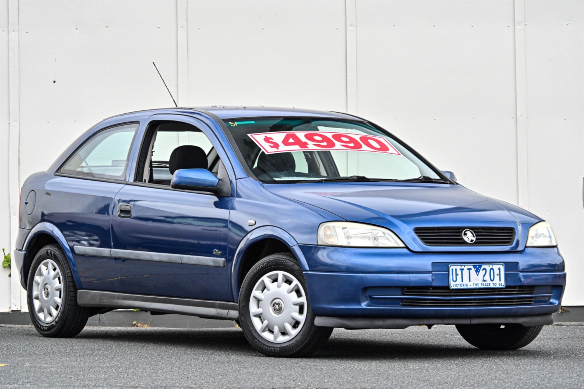 2001 HOLDEN ASTRA TS CITY 4 SP AUTOMATIC 3D HATCHBACK