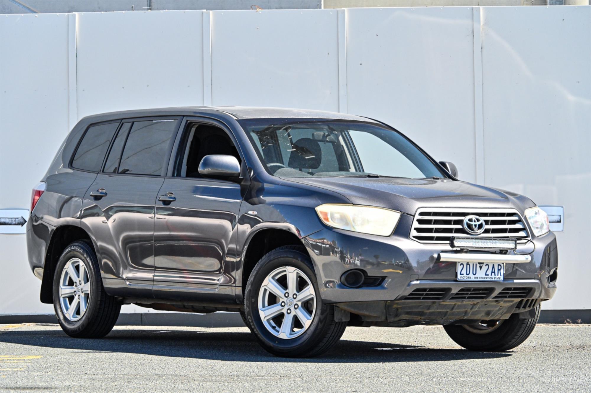 2008 TOYOTA KLUGER GSU40R KX-R (FWD) 5 SEAT 5 SP AUTOMATIC 4D WAGON