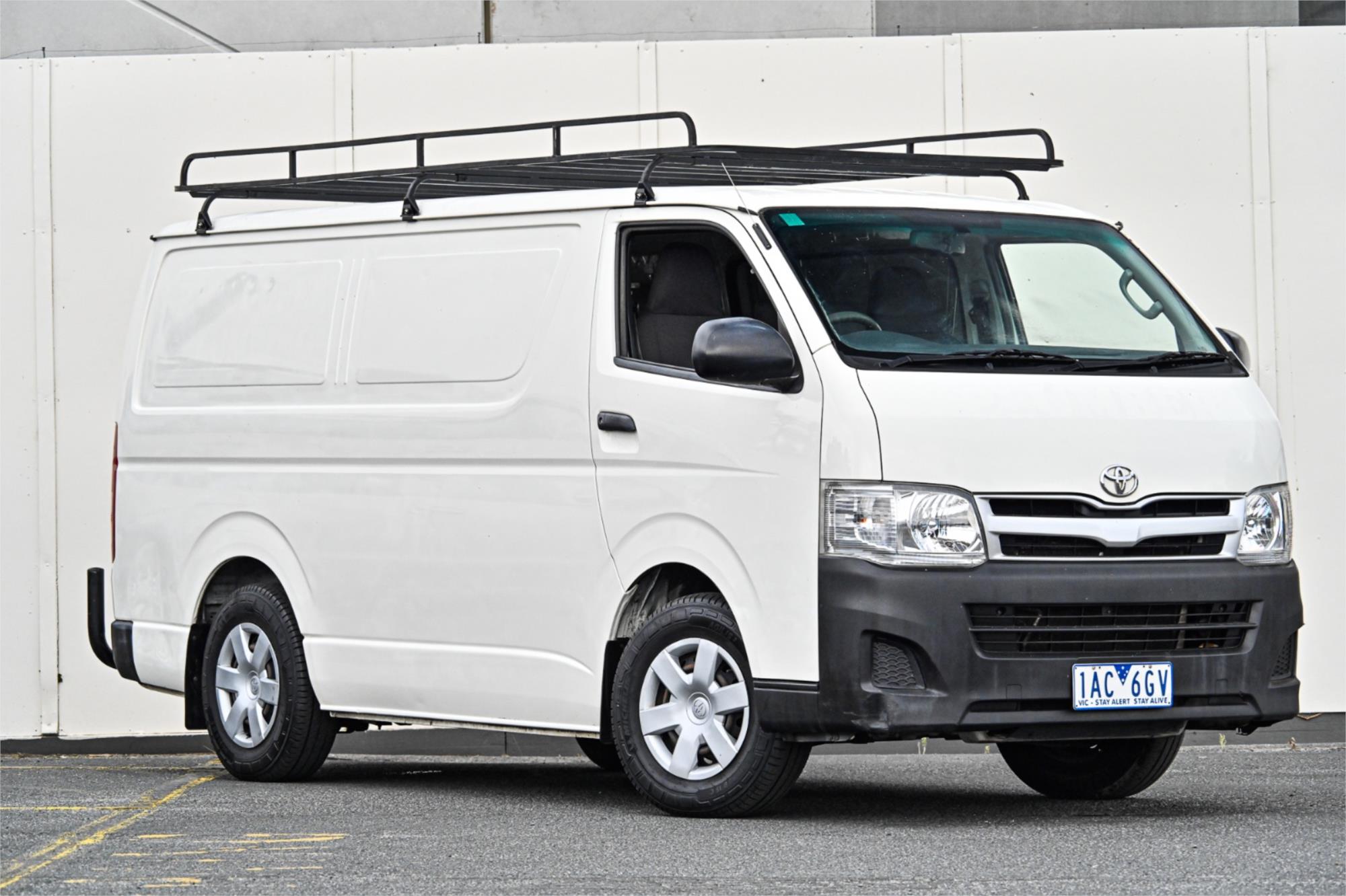 2013 TOYOTA HIACE KDH201R MY12 UPGRADE LWB 5 SP MANUAL 4D VAN