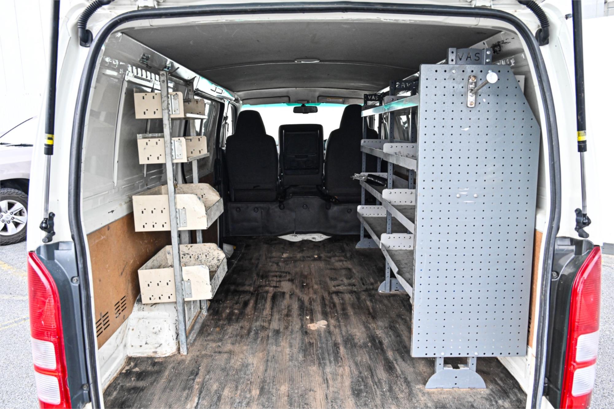 2013 TOYOTA HIACE KDH201R MY12 UPGRADE LWB 5 SP MANUAL 4D VAN