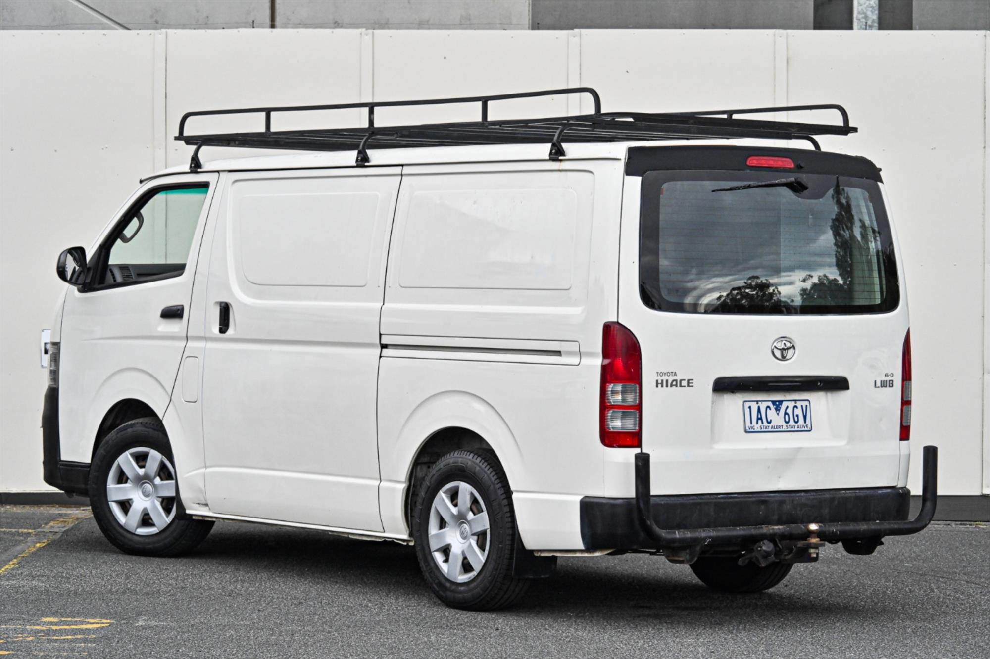 2013 TOYOTA HIACE KDH201R MY12 UPGRADE LWB 5 SP MANUAL 4D VAN