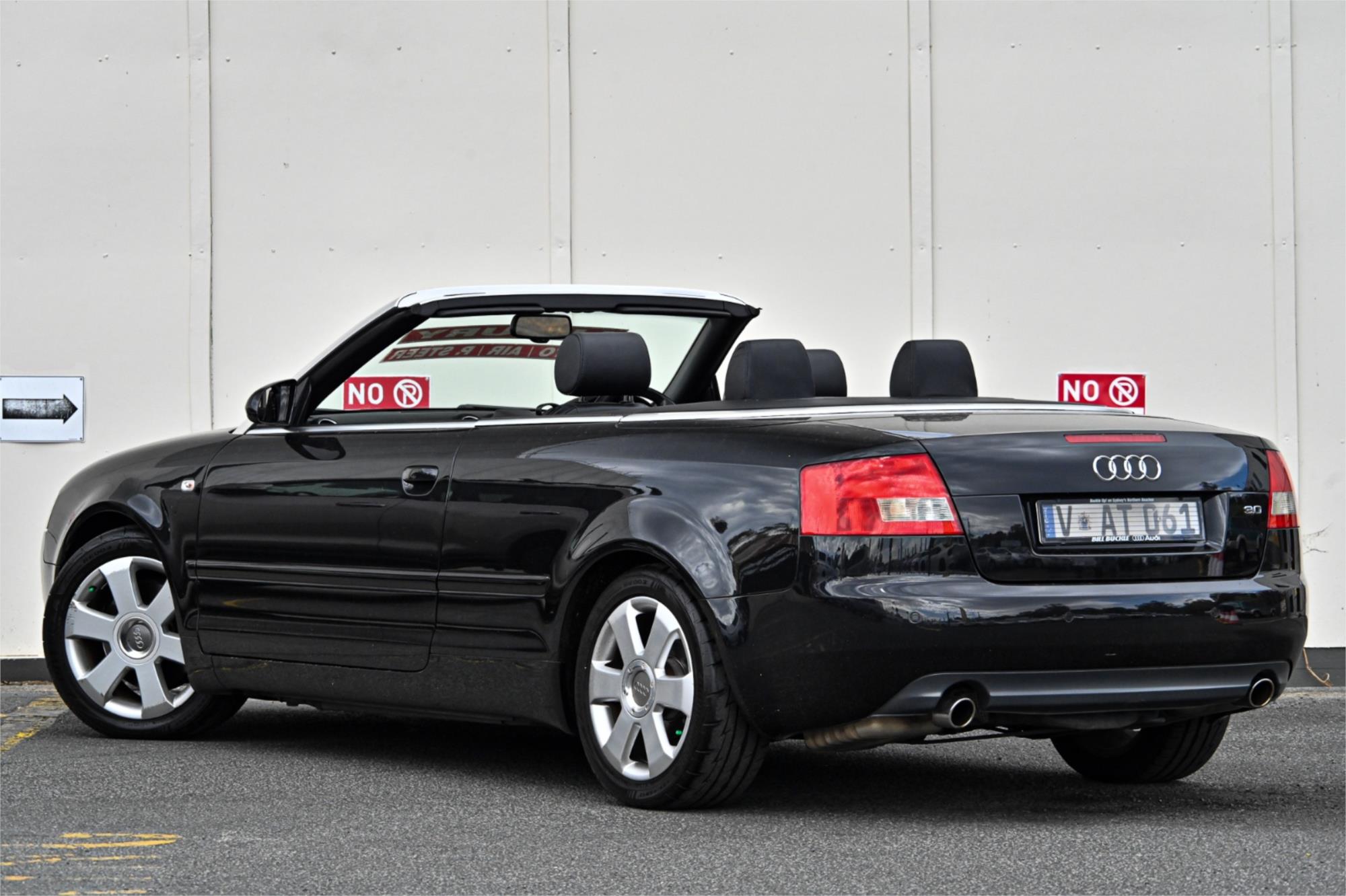 2004 AUDI A4 B6 CABRIOLET CVT MULTITRONIC 6 SPEED 2D CABRIOLET
