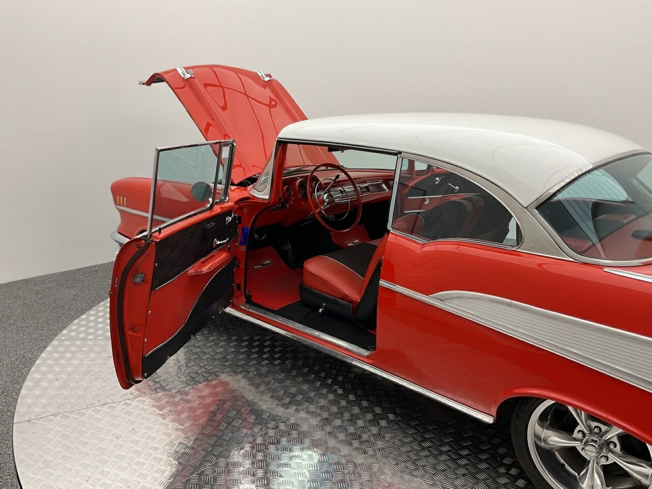 1957 CHEVROLET BEL-AIR 57 3 SP AUTOMATIC 2D COUPE