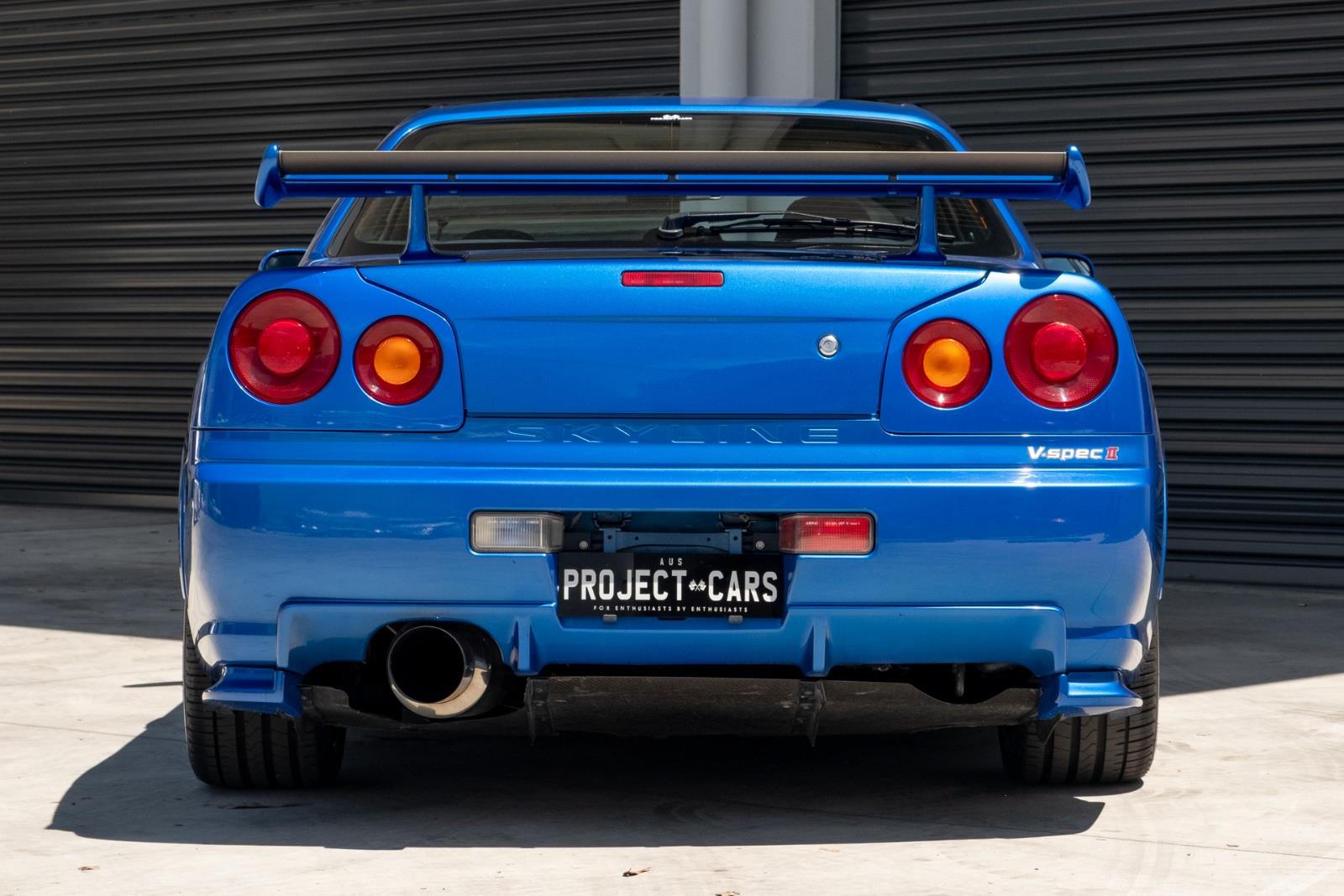 2001 NISSAN SKYLINE GTR V-SPEC II BNR34 TWIN TURBO MANUAL COUPE