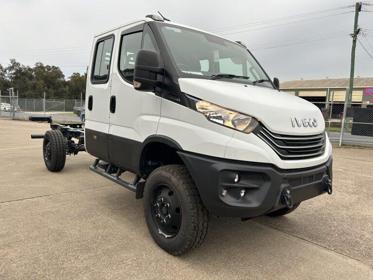2023 IVECO DAILY MY18 70S18H 4x4 SRW (WB4175) 7.0t 8 SP AUTO + DOUBLE OD CREW C/CHAS