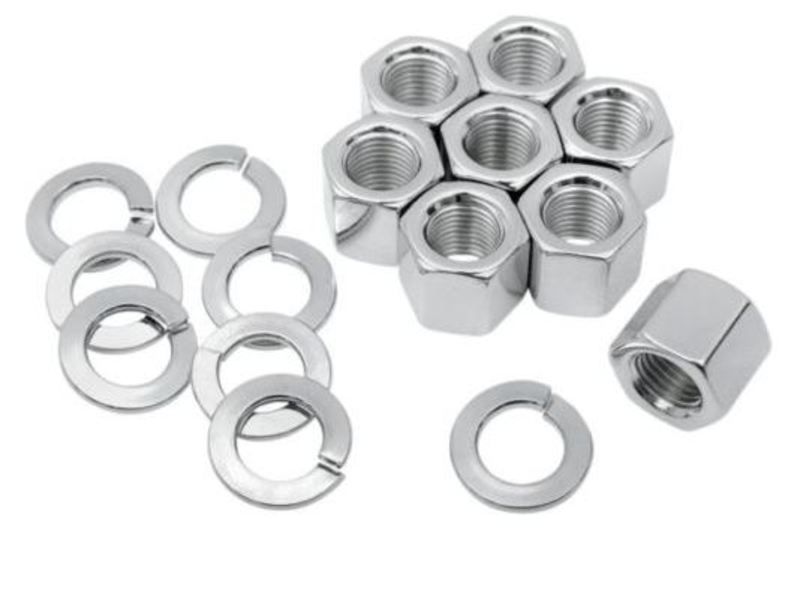 CYLINDER BASE NUTS CHROME Colony Motorcycle Parts PART # 8106-16