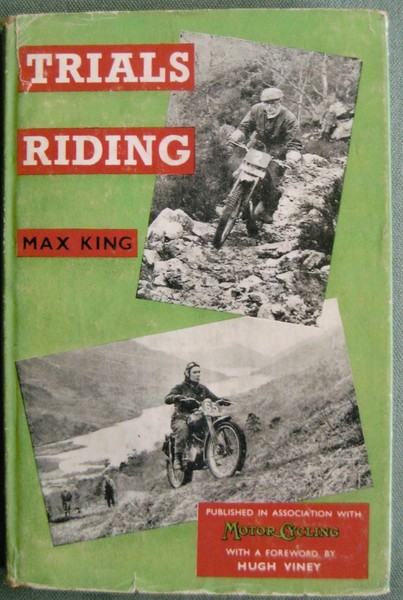 BOOK ABOUT MOTORCYCLE TRIALS RIDING