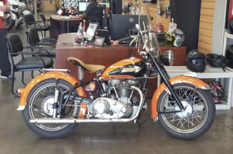 1951 INDIAN 500CC WARRIOR 1951W