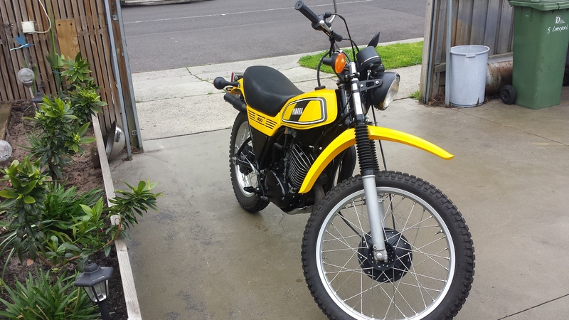 1978 YAMAHA 400CC DT400