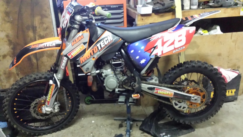 2012 KTM 85CC 85 SX BW MY12