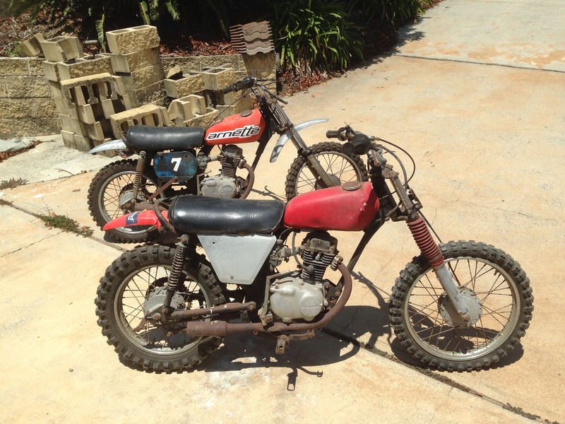1977 HONDA 75CC XR75 MINI
