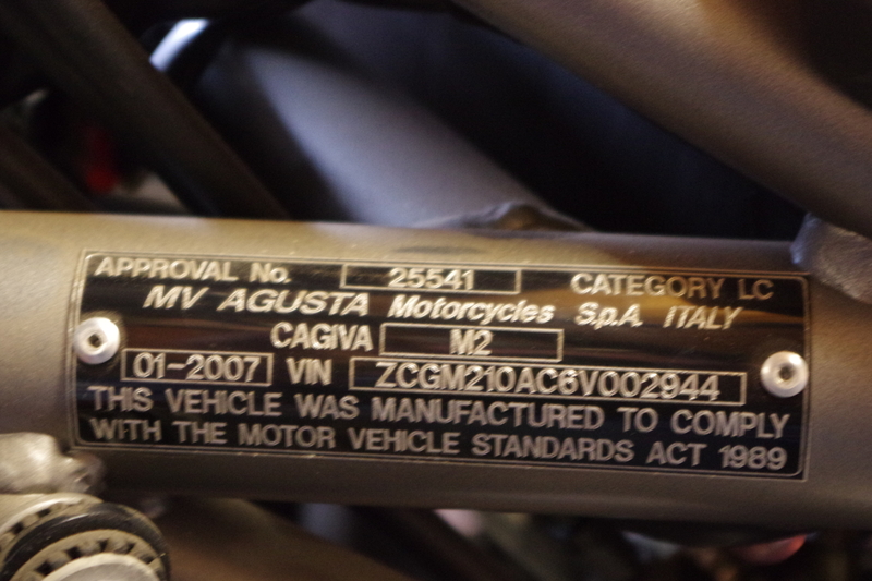 2006 CAGIVA 650CC RAPTOR 650 ie