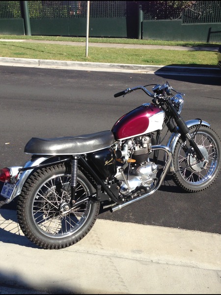 1967 TRIUMPH 650CC T120 BONNEVILLE