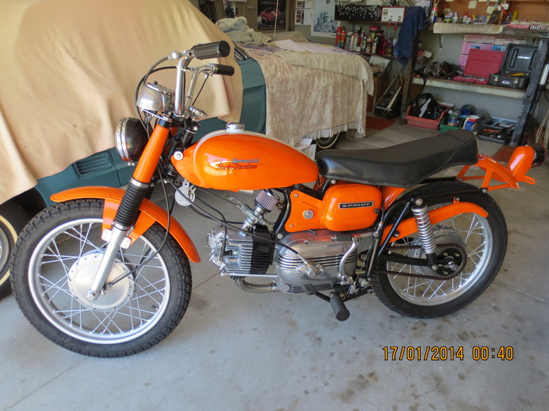 1967 HARLEY-DAVIDSON AERMACCHI 250SS SPRINT