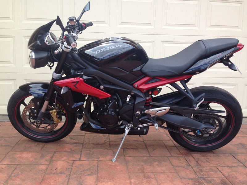 2013 TRIUMPH 675CC STREET TRIPLE R (NON ABS) MY13
