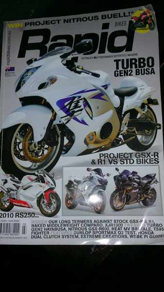 2010 SUZUKI 1340CC GSX1300RZ (HAYABUSA) L0