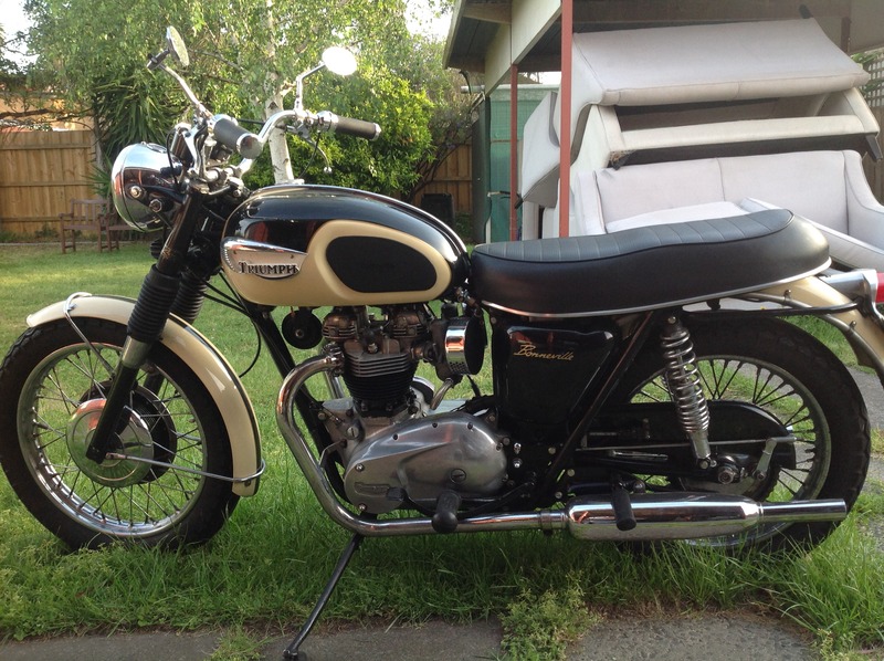 1967 TRIUMPH 650CC T120 BONNEVILLE