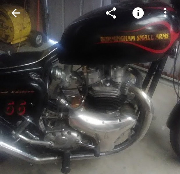 1956 BSA 650CC 10 ROAD ROCKET A