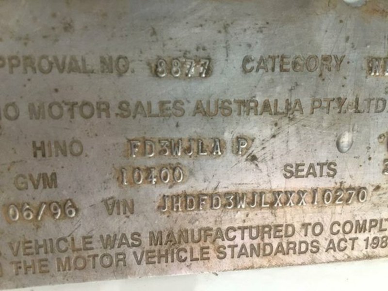 1996 HINO FD