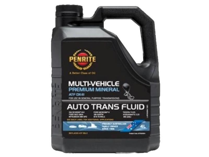 PENRITE AUTO TRANS FLUID DEXTRON III 4LT