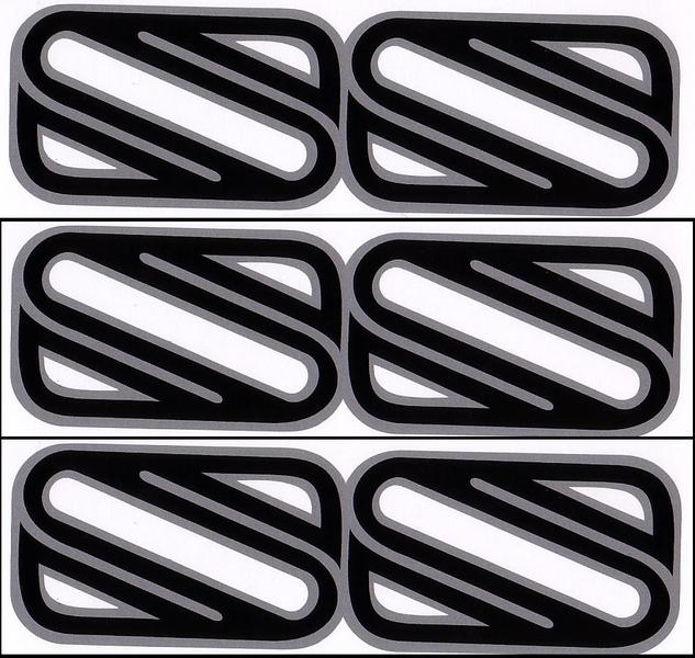 BODY DECAL KIT VH SS COMMODORE FENDER & BOOT "SS"