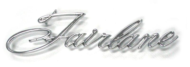 "FAIRLANE" 1/4 PANEL BADGE ZB ZC