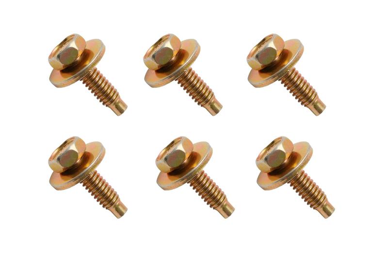 BOLTS ZINC YELLOW 1/4"-20 X 7/8"SEMS DOG POINT H