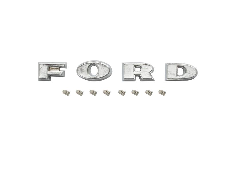 "F O R D" BONNET LETTER SET XK XL XM XP