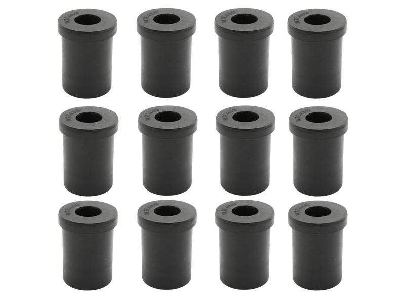 KIT SHACKLE RUBBER FRT/RR OF RR SPRINGS FB-EK 12PC