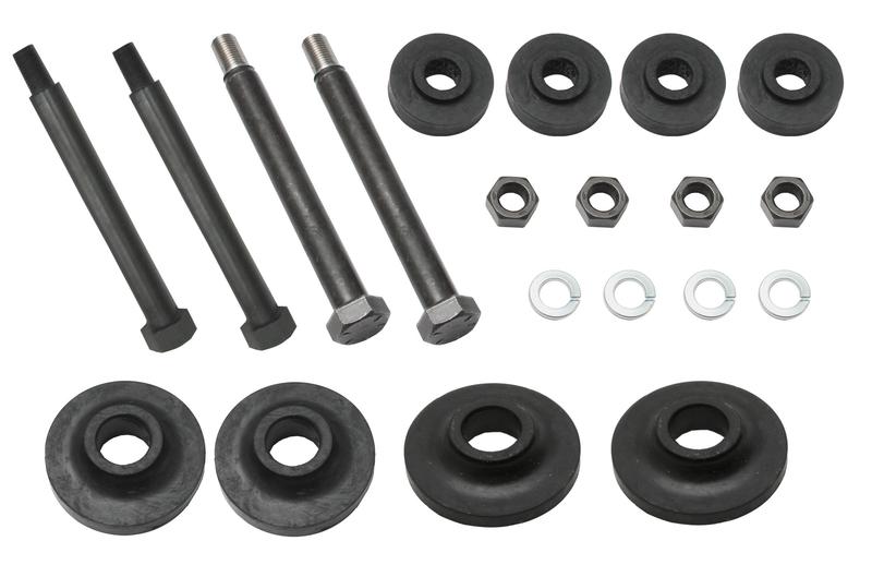 FRONT END MOUNTING RUBBERS & BOLTS KIT EARLY FJ