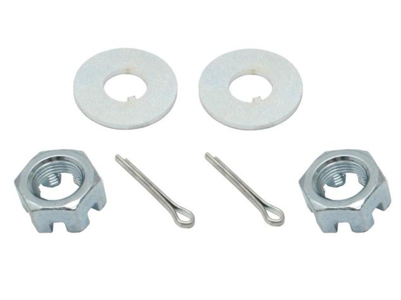 WHEEL BEARING RETAINER WASHERS & NUTS 48-HR (2)