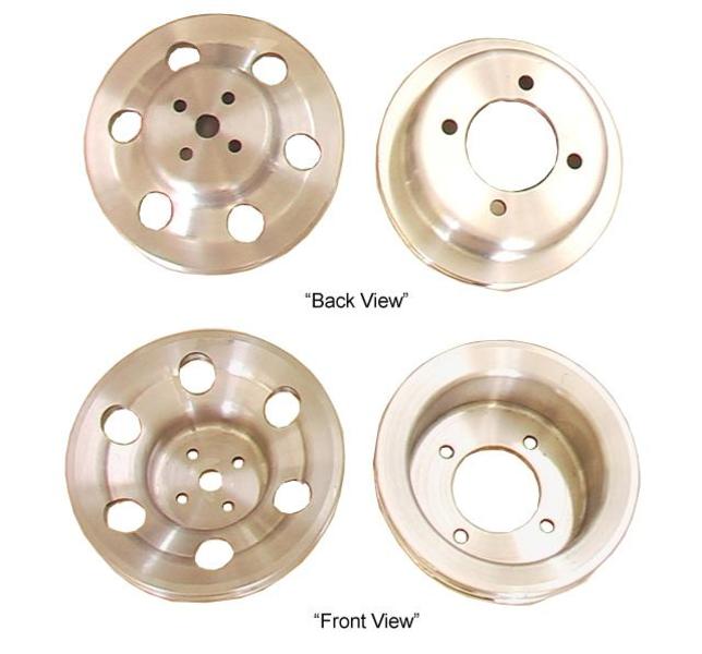 PULLEY KIT TOP & BOTTON SINGLE ROW FORD CLEVELAND