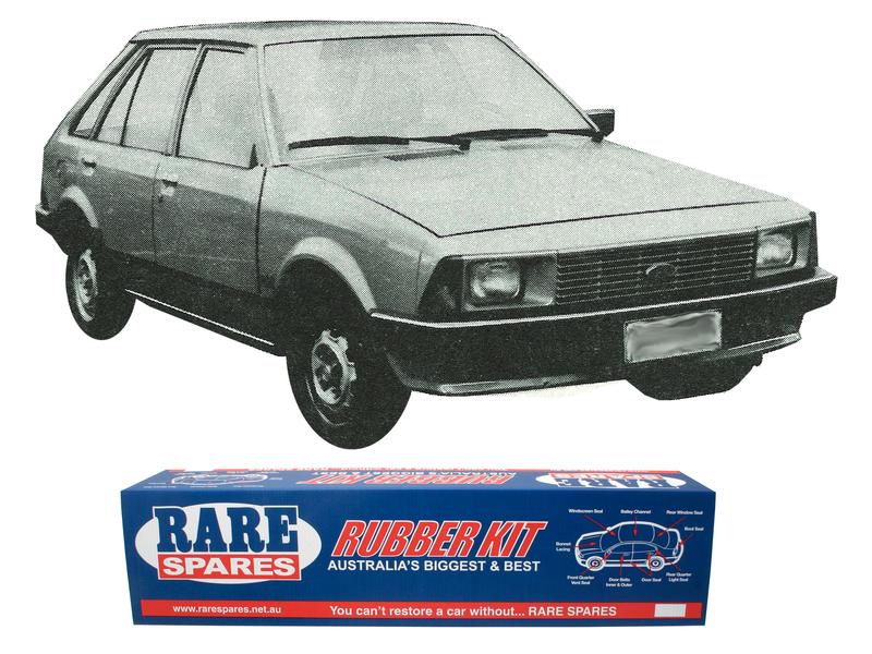 BODY RUBBER KIT FORD LASER 5 DR HATCH KA KB 81-85