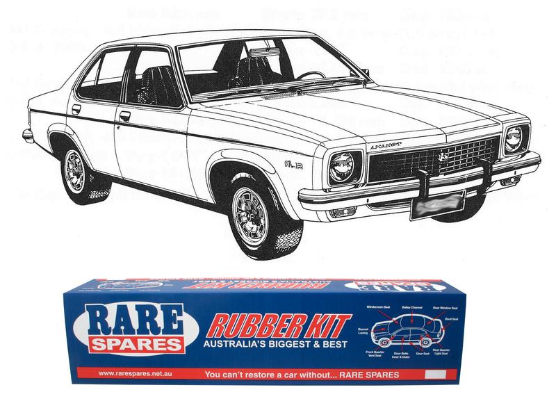 BODY RUBBER KIT LH-UC SLR SL SEDAN CHAMOIS